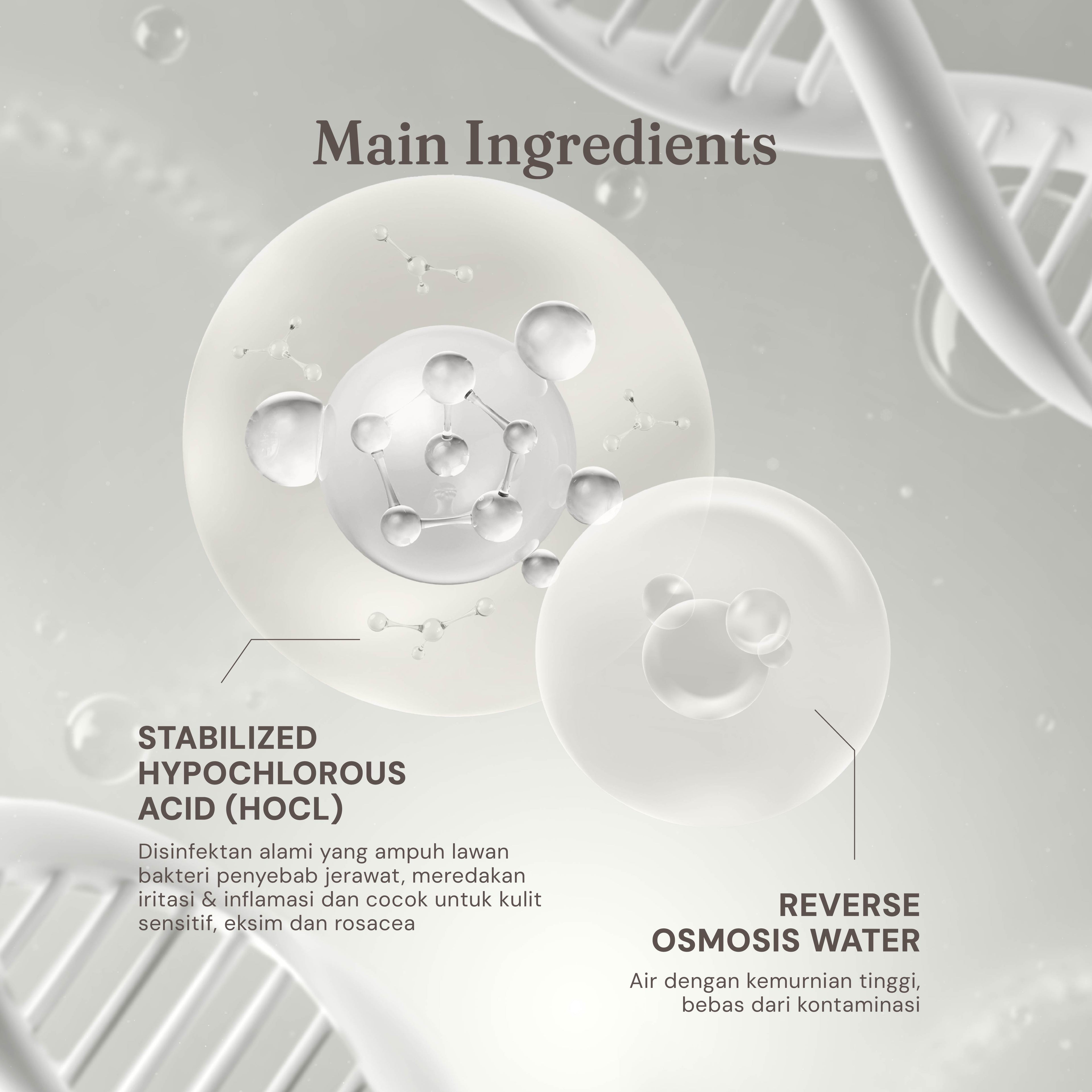 Hypochlorous Acid Spray HOCL 0.02%