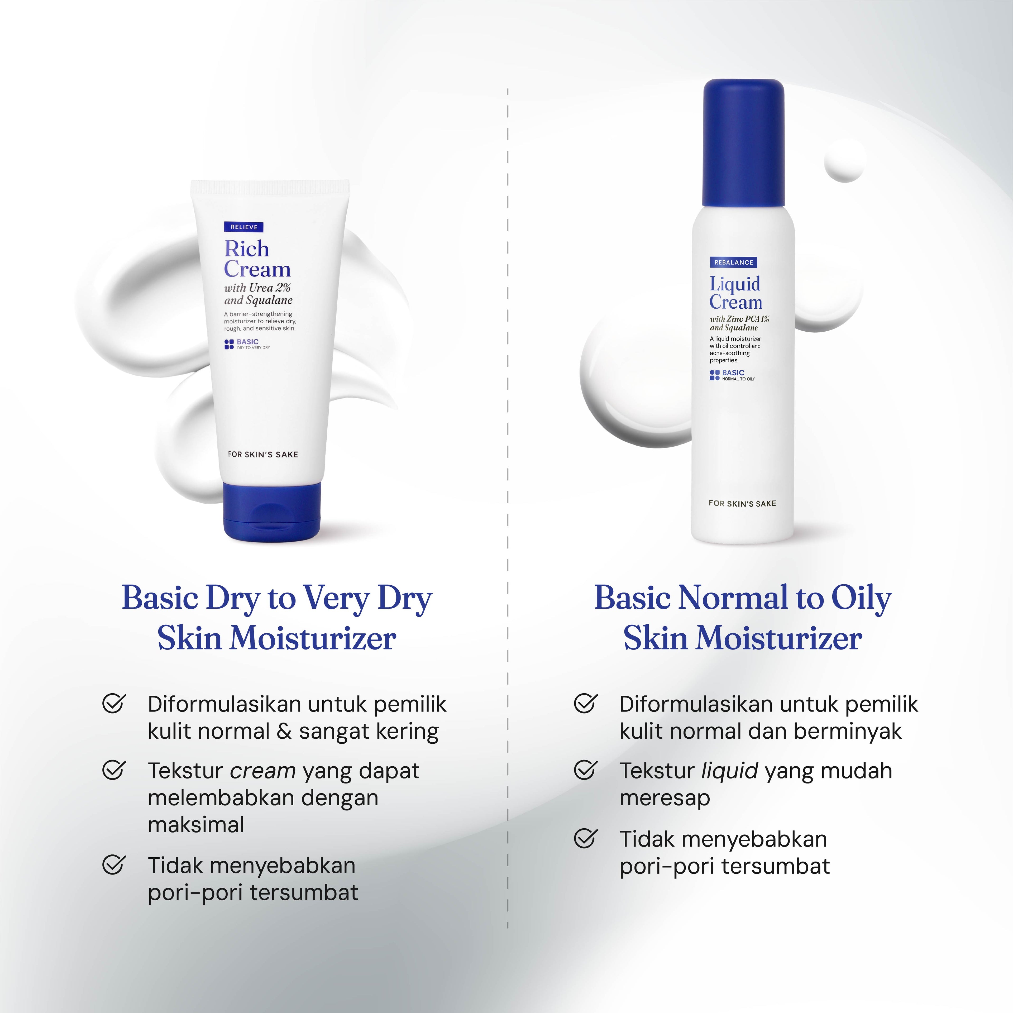 Liquid Cream Moisturizer with Zinc PCA 1% & Squalane