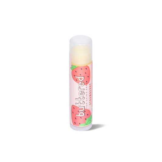 Buttered - Strawberry Lip Balm SPF 15