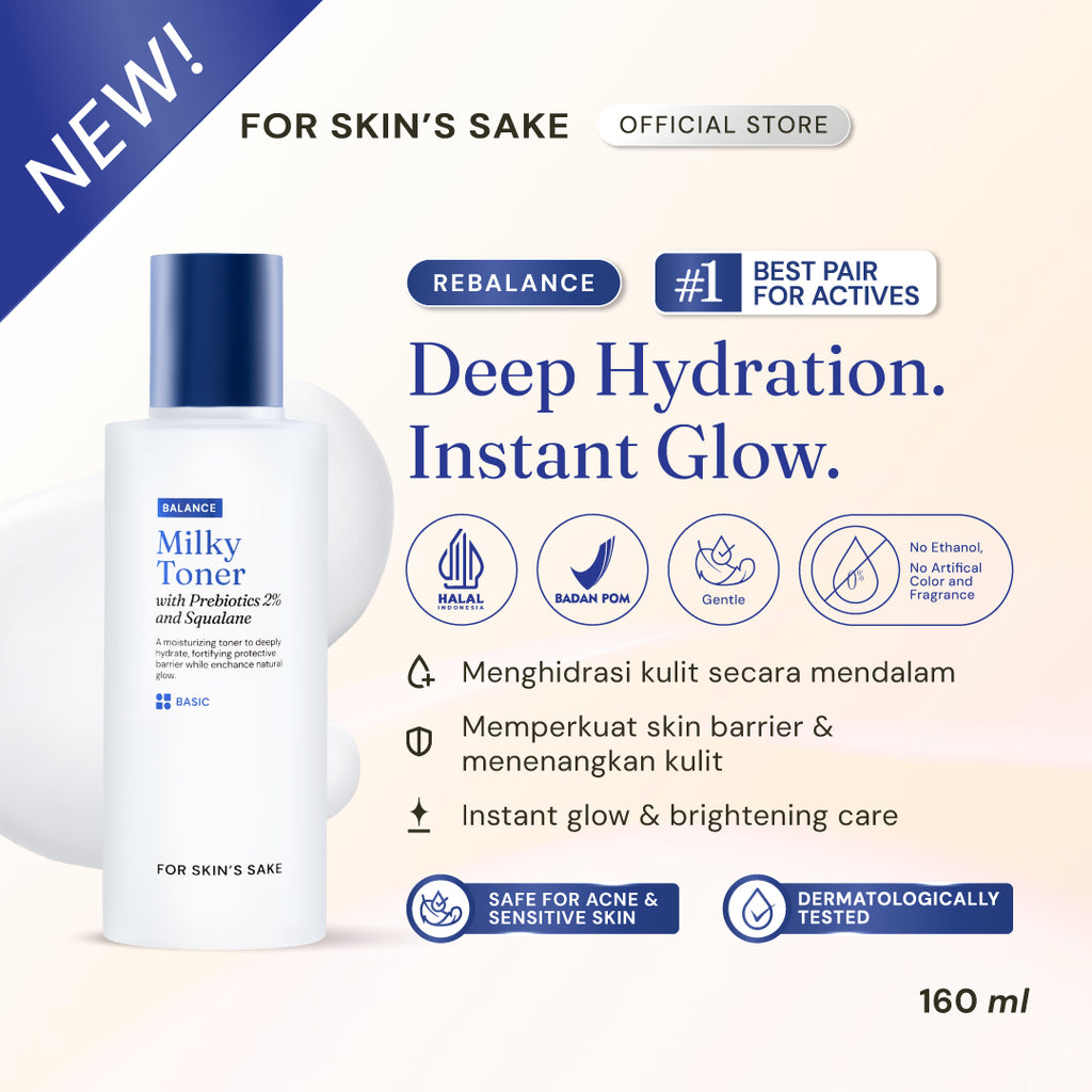 Milky Toner with Prebiotics 2% & Squalane Hydrating Toner