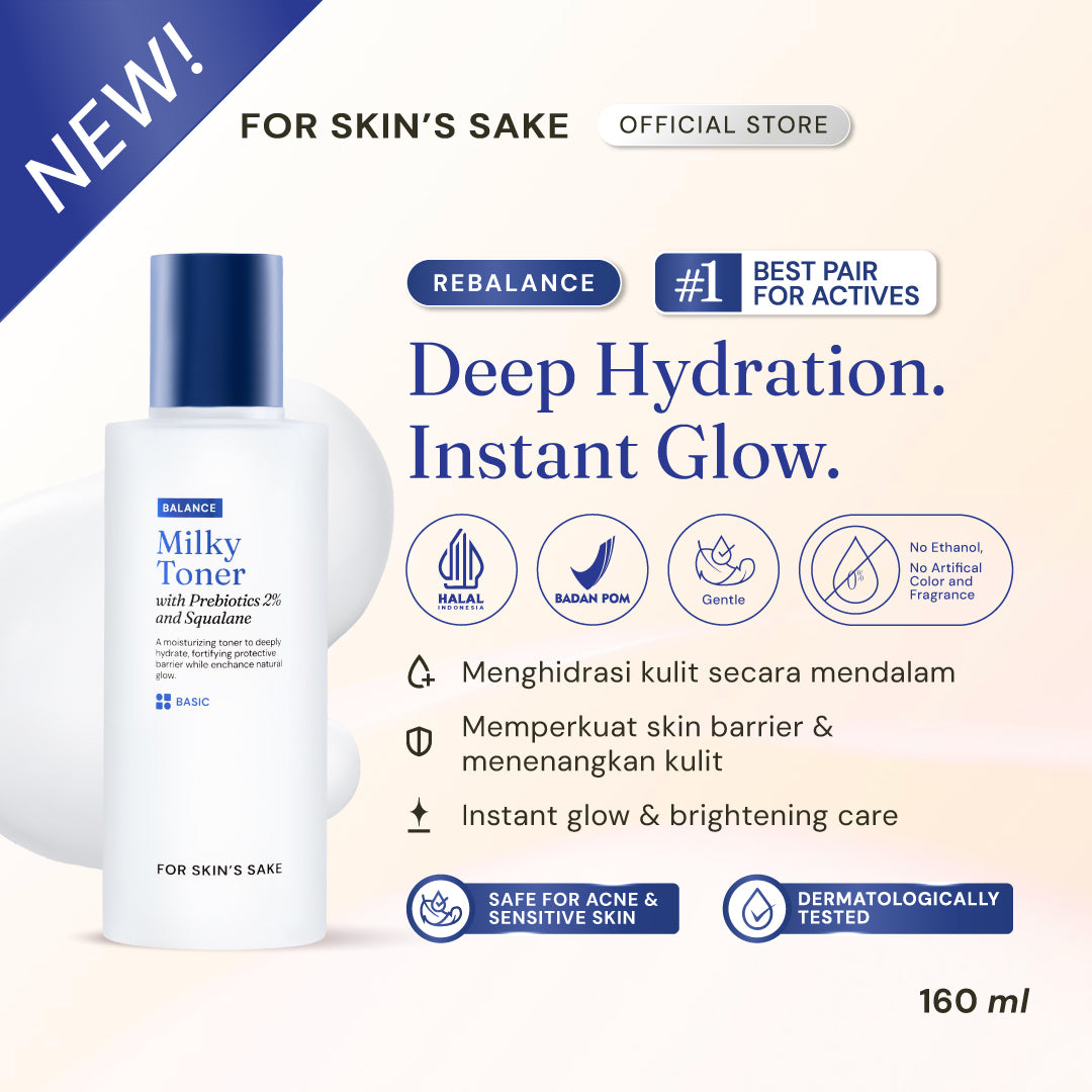 Milky Toner with Prebiotics 2% & Squalane Hydrating Toner