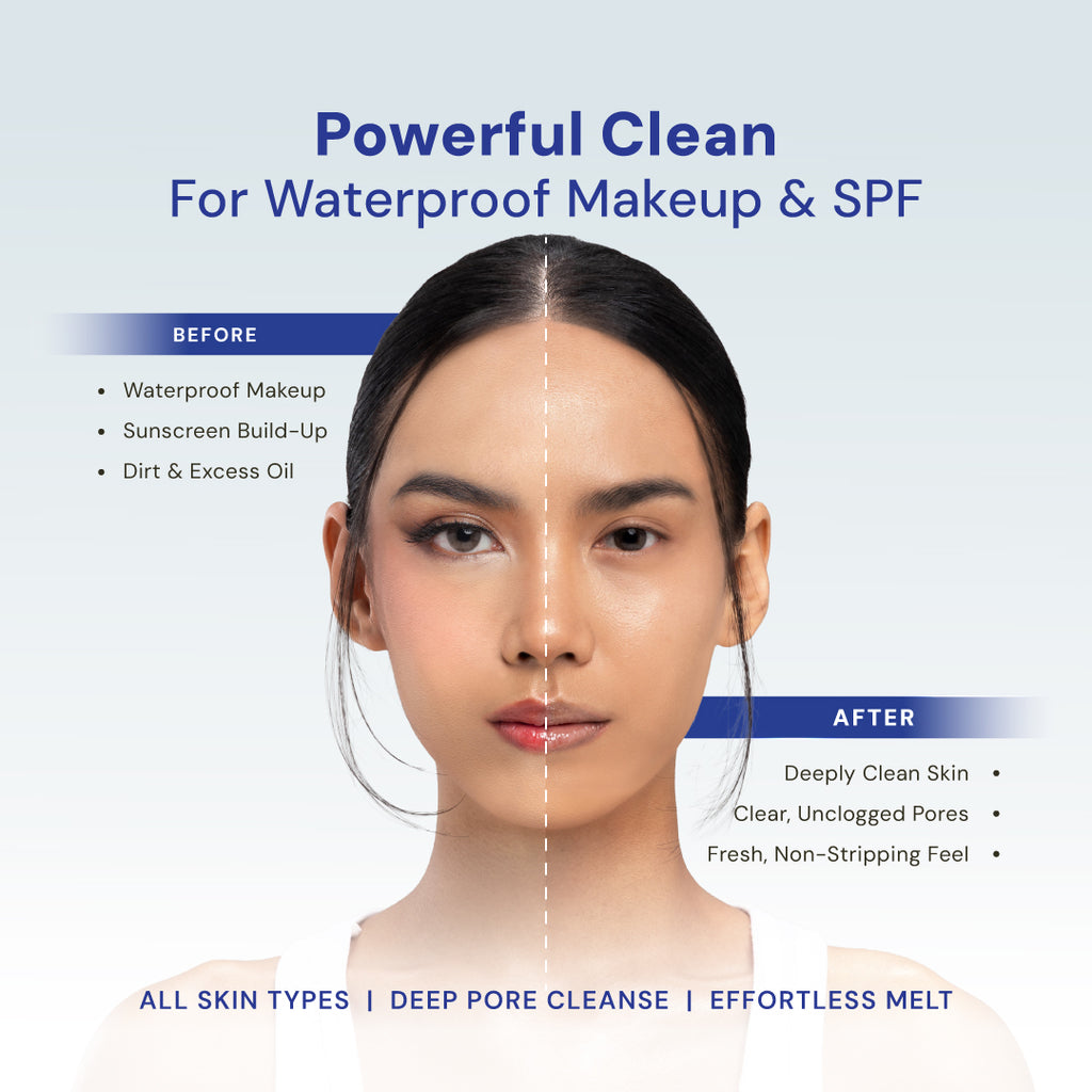 [NEW!] For Skin's Sake FSS Cleansing Oil with Rice Bran Oil 5% & Squalane Makeup Remover Pembersih Wajah Gentle Angkat Makeup Waterproof, Sunscreen, Sebum & Kotoran Deep Cleansing Oil Tanpa Rasa Berminyak Menjaga Skin Barrier dan Kelembapan Kulit
