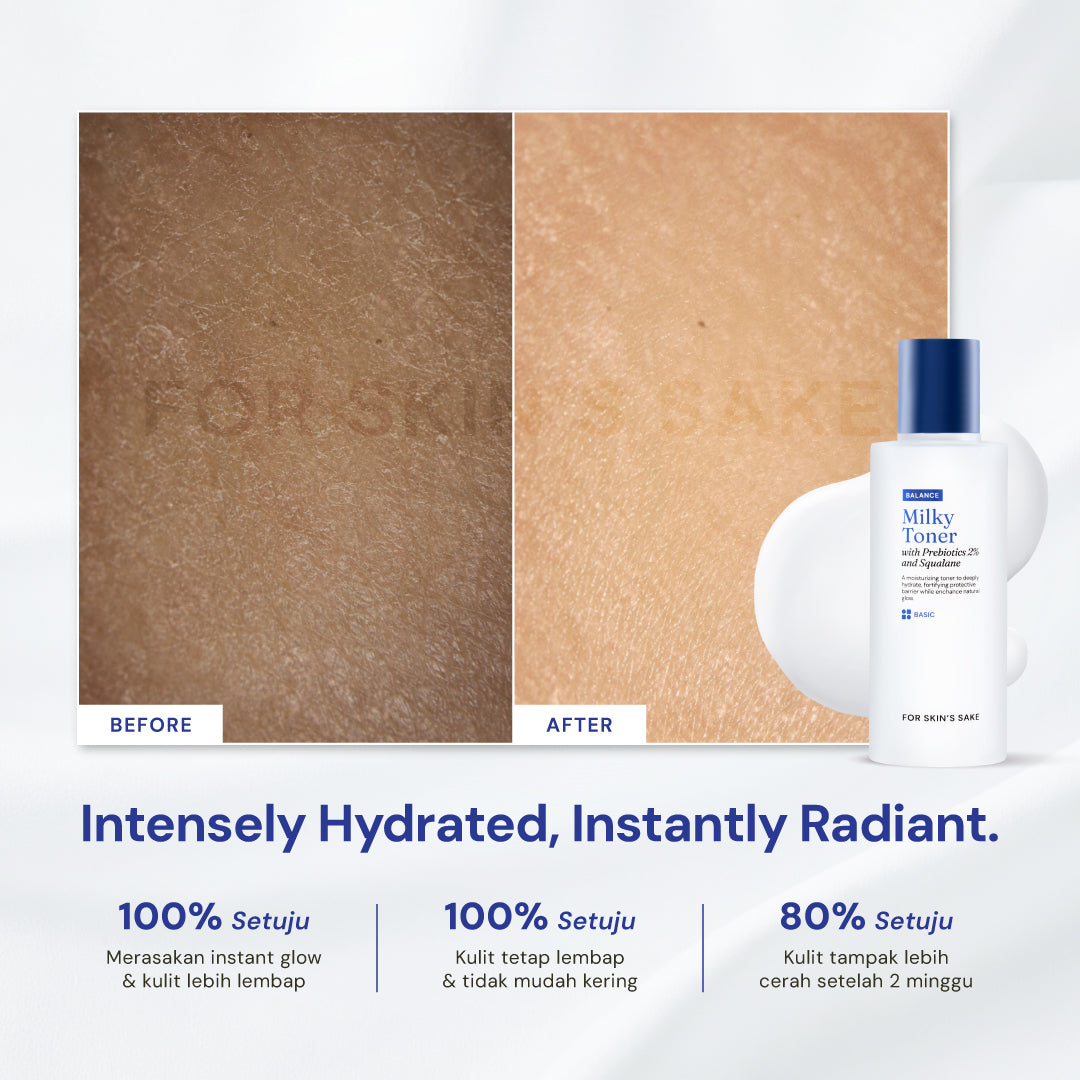 Milky Toner with Prebiotics 2% & Squalane Hydrating Toner