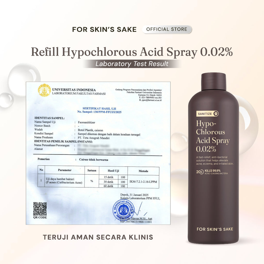 NEW! Refill Hypochlorous Acid Spray HOCL 0.02%