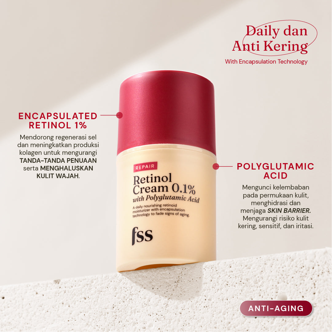 Retinol Cream 0.1% with Polyglutamic Acid