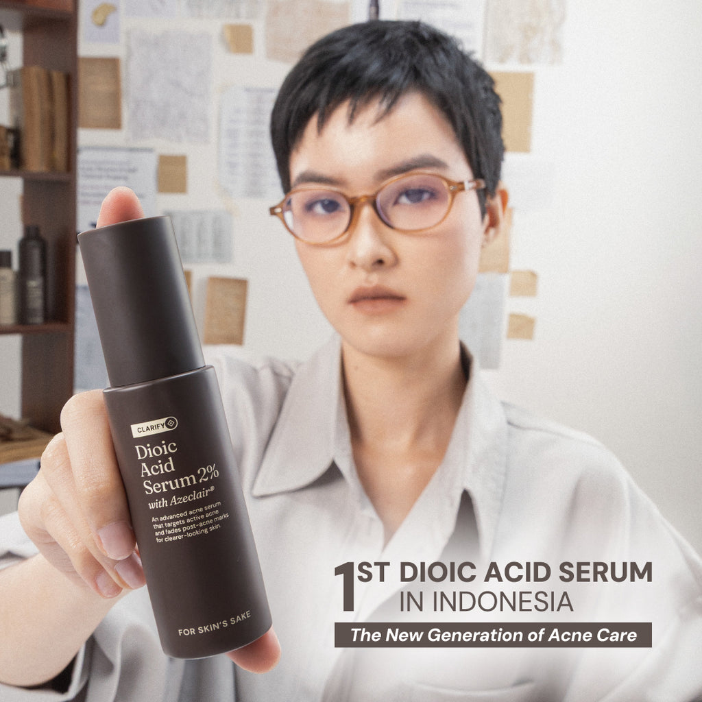 For Skin’s Sake FSS Dioic Acid Serum 2% with Azeclair 3.5% 30ml Acne Serum 360° Breakout Control Bantu Cegah dan Atasi Jerawat Berulang Kontrol Minyak serta Samarkan Bekas Jerawat PIE dan PIH
