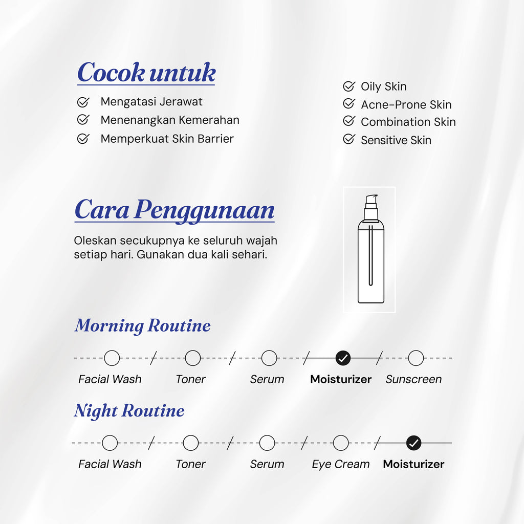 Liquid Cream Moisturizer with Zinc PCA 1% & Squalane
