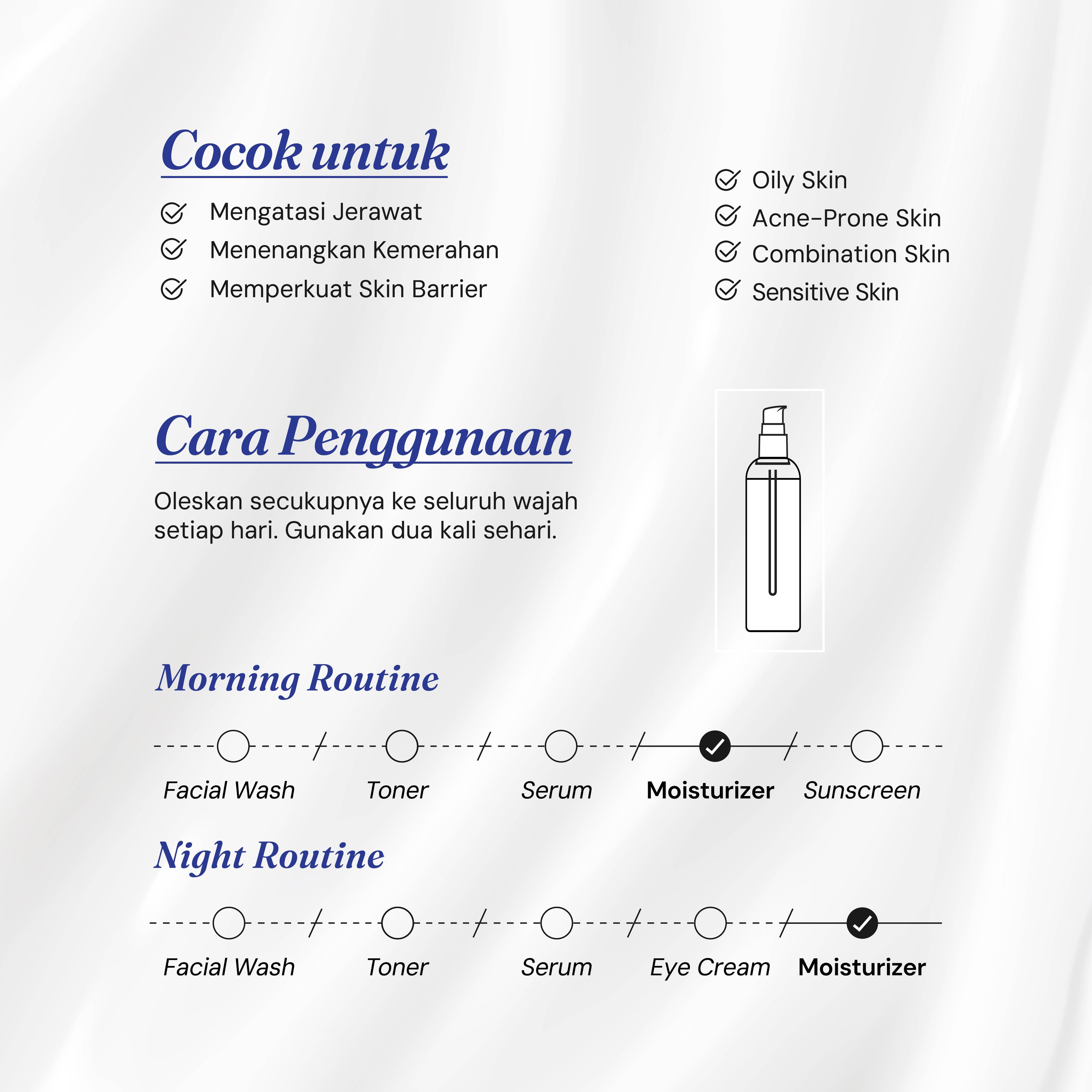 Liquid Cream Moisturizer with Zinc PCA 1% & Squalane