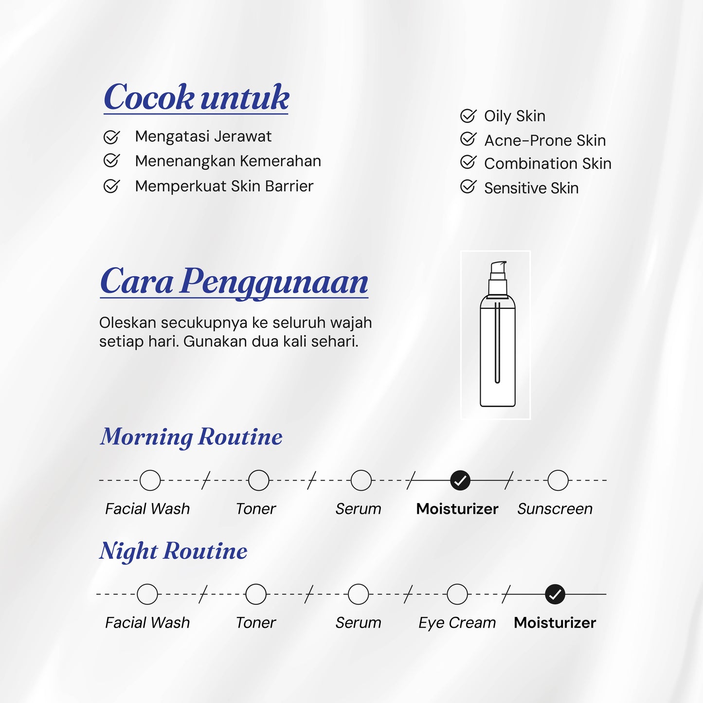 Liquid Cream Moisturizer with Zinc PCA 1% & Squalane