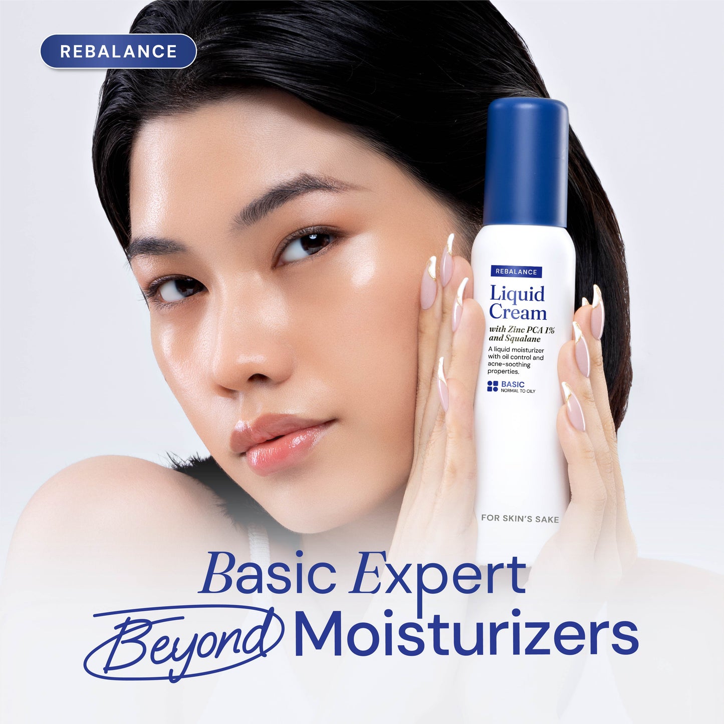 Liquid Cream Moisturizer with Zinc PCA 1% & Squalane