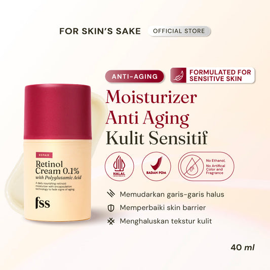 Retinol Cream 0.1% with Polyglutamic Acid